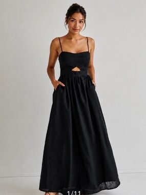 Black summer dress